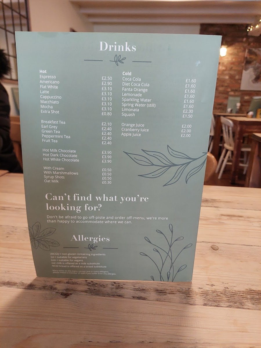 Menu Wilson 26 Café Bar-1