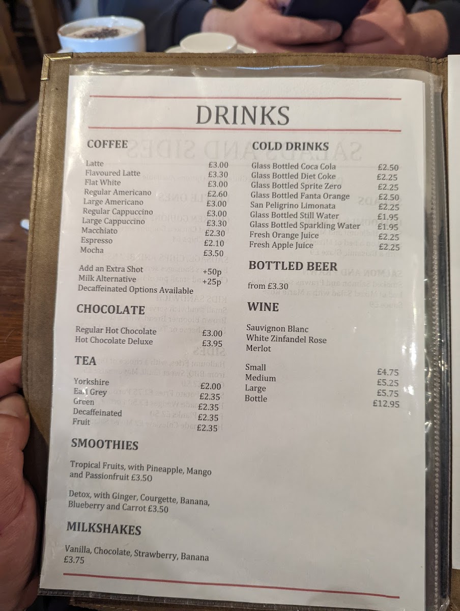 Menu Wilson 26 Café Bar-3