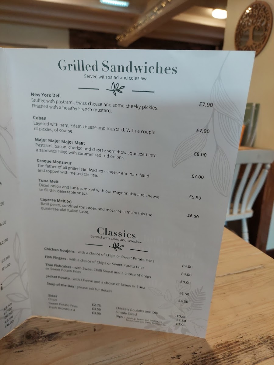 Menu Wilson 26 Café Bar-5