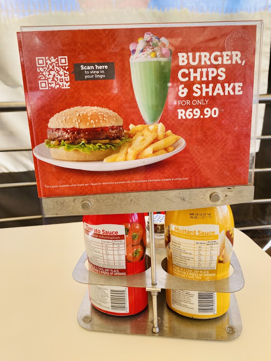 Menu Wimpy Woodmead Retail Park-2
