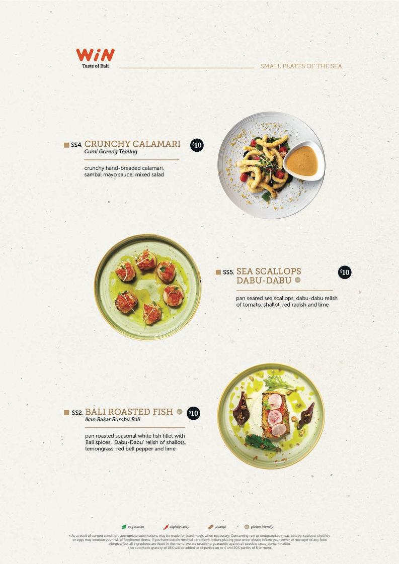 Menu Win - Taste Of Bali-1