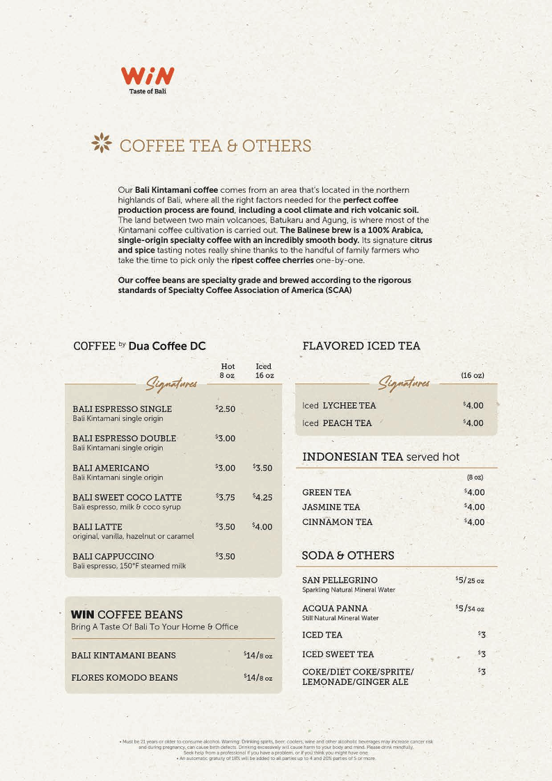 Menu Win - Taste Of Bali-10