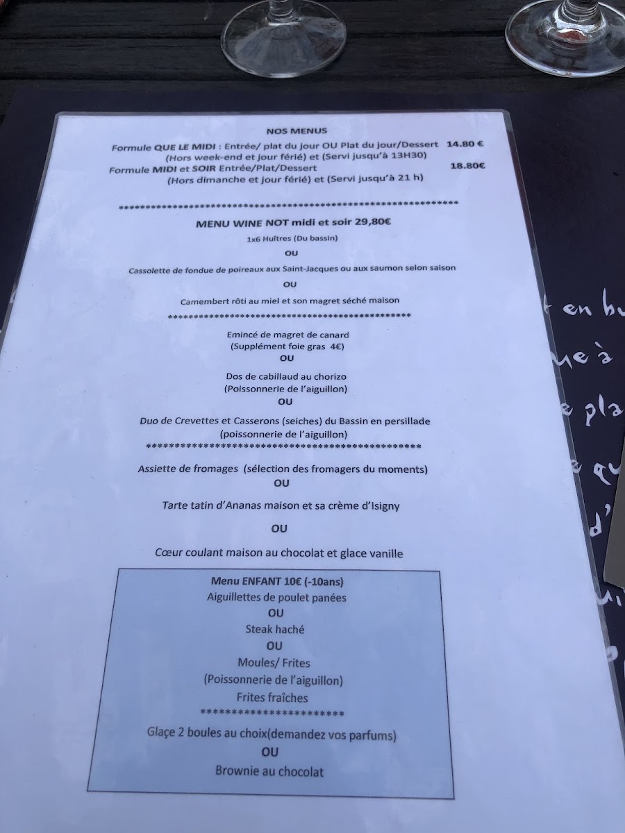 Menu Wine Not-1