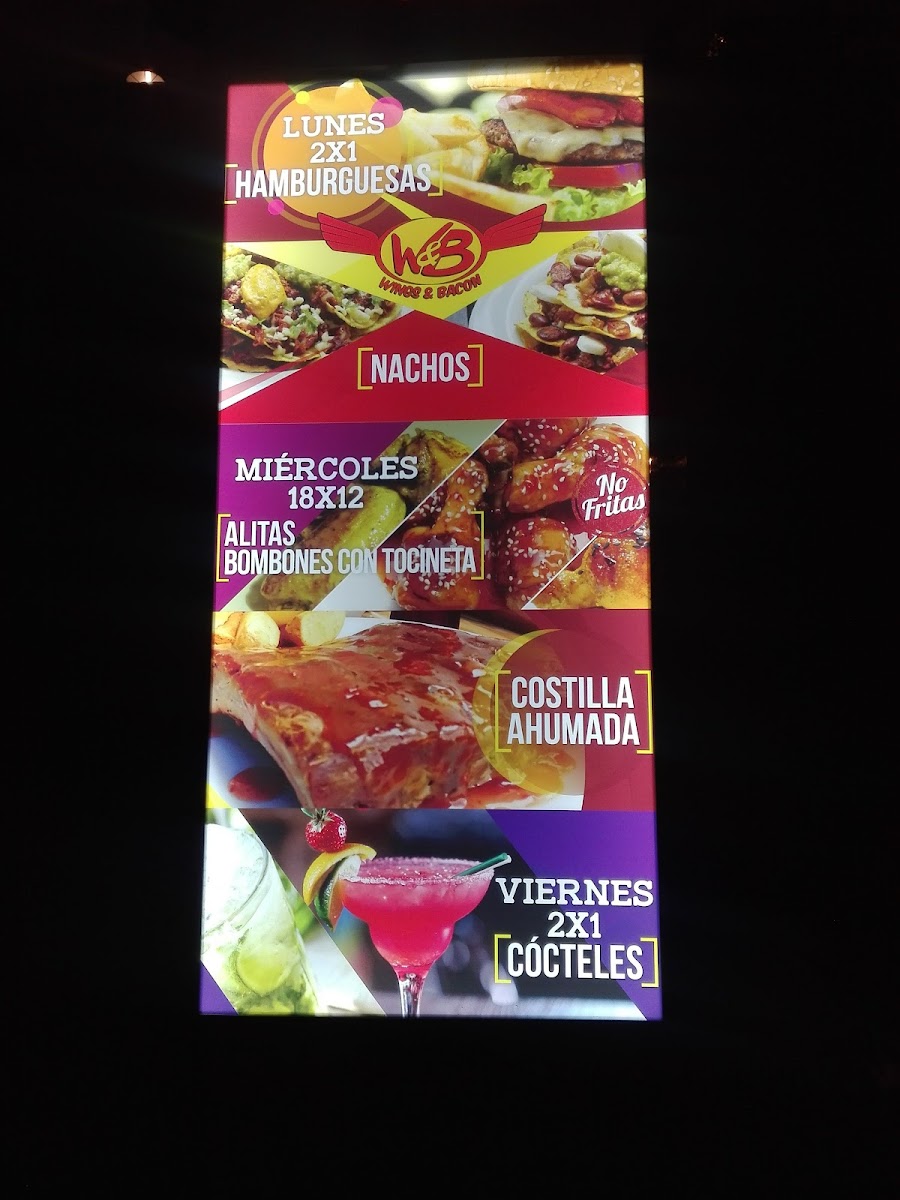 Menu Wings And Bacon-6