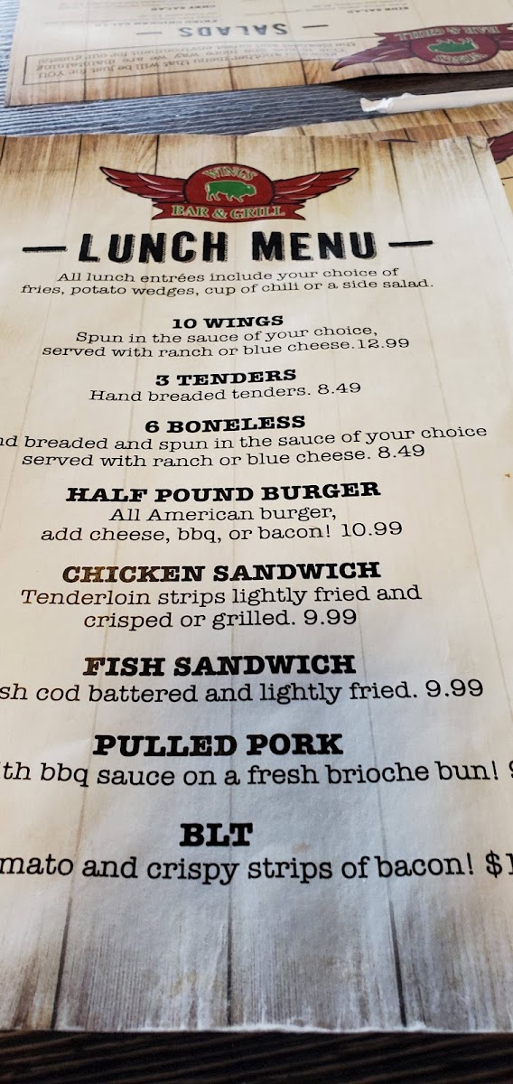 Menu Wings Bar & Grill-3