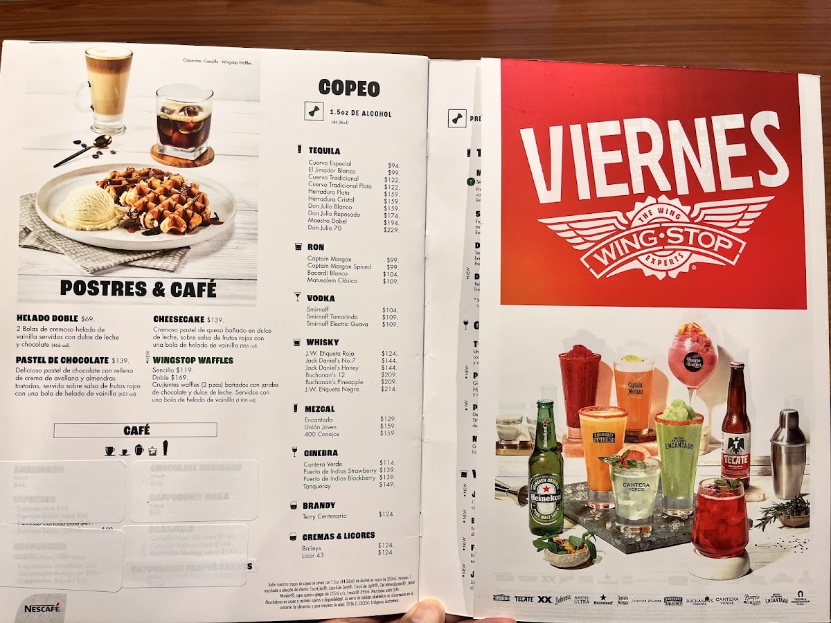 Menu Wingstop Galerias Tec-1