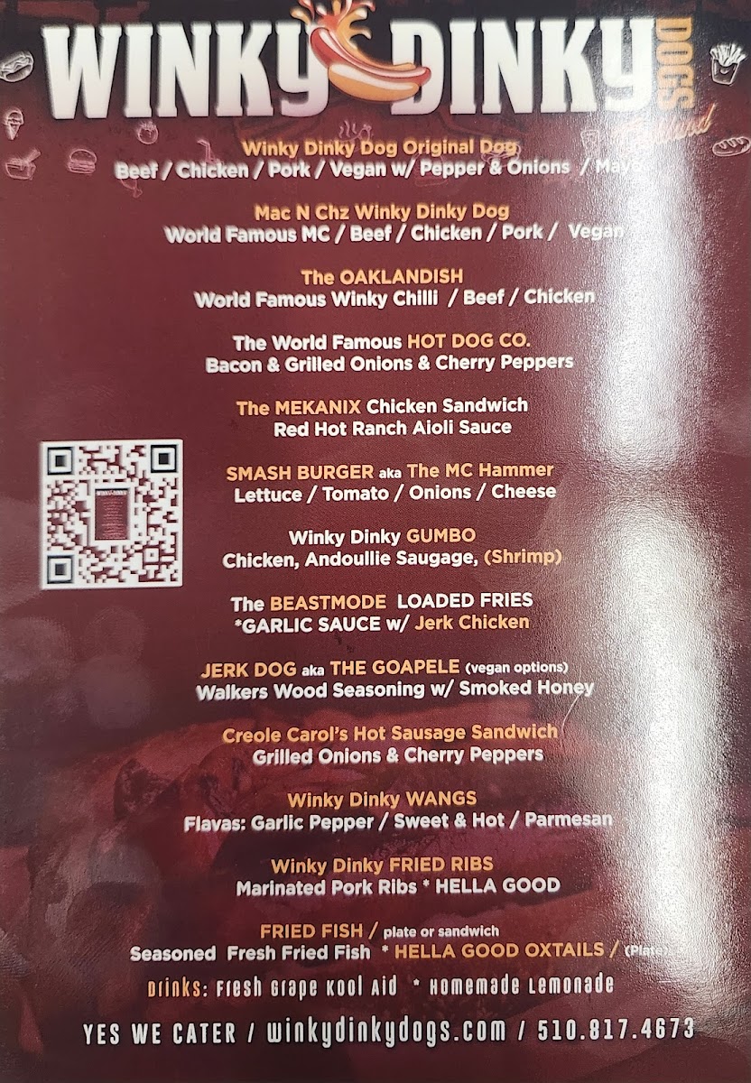 Menu Winky Dinky Dogs-4
