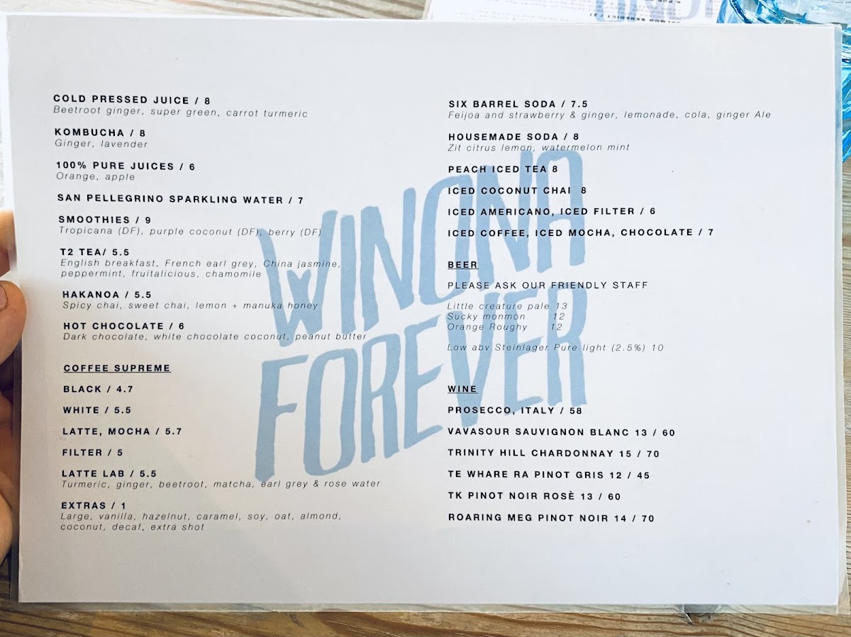 Menu Winona Forever-10