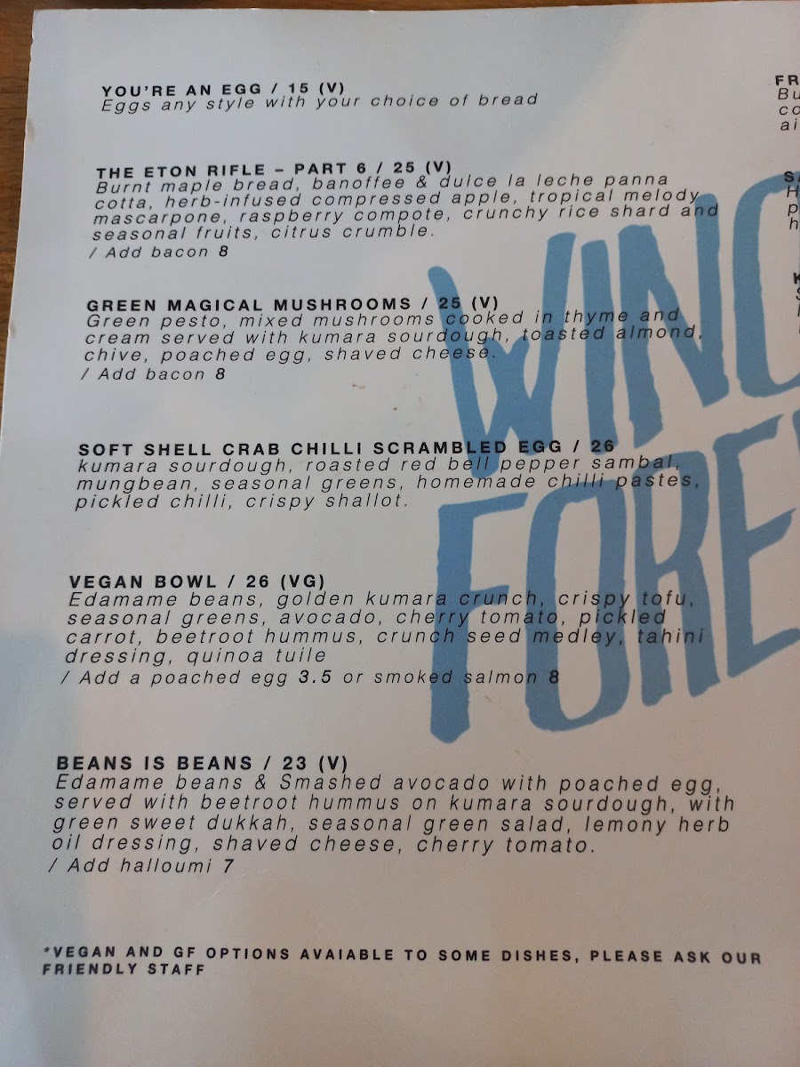 Menu Winona Forever-4