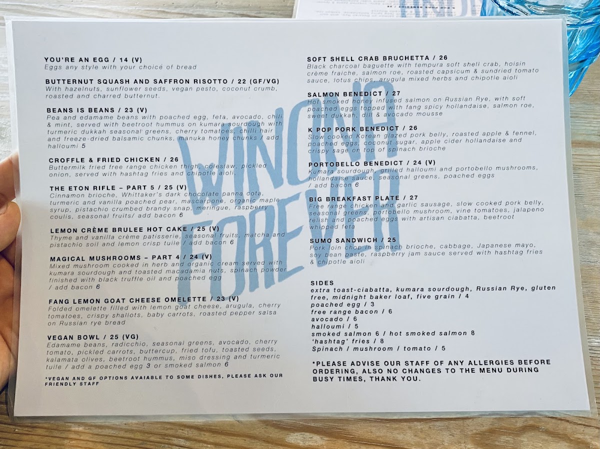 Menu Winona Forever-6