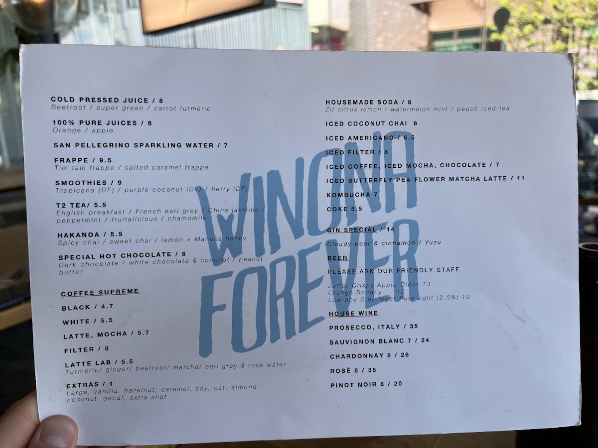 Menu Winona Forever-8