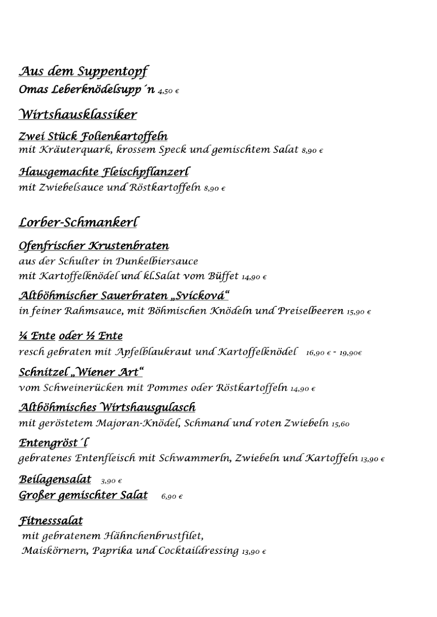 Menu Wirtshaus Lorber Familie Kaspar-5