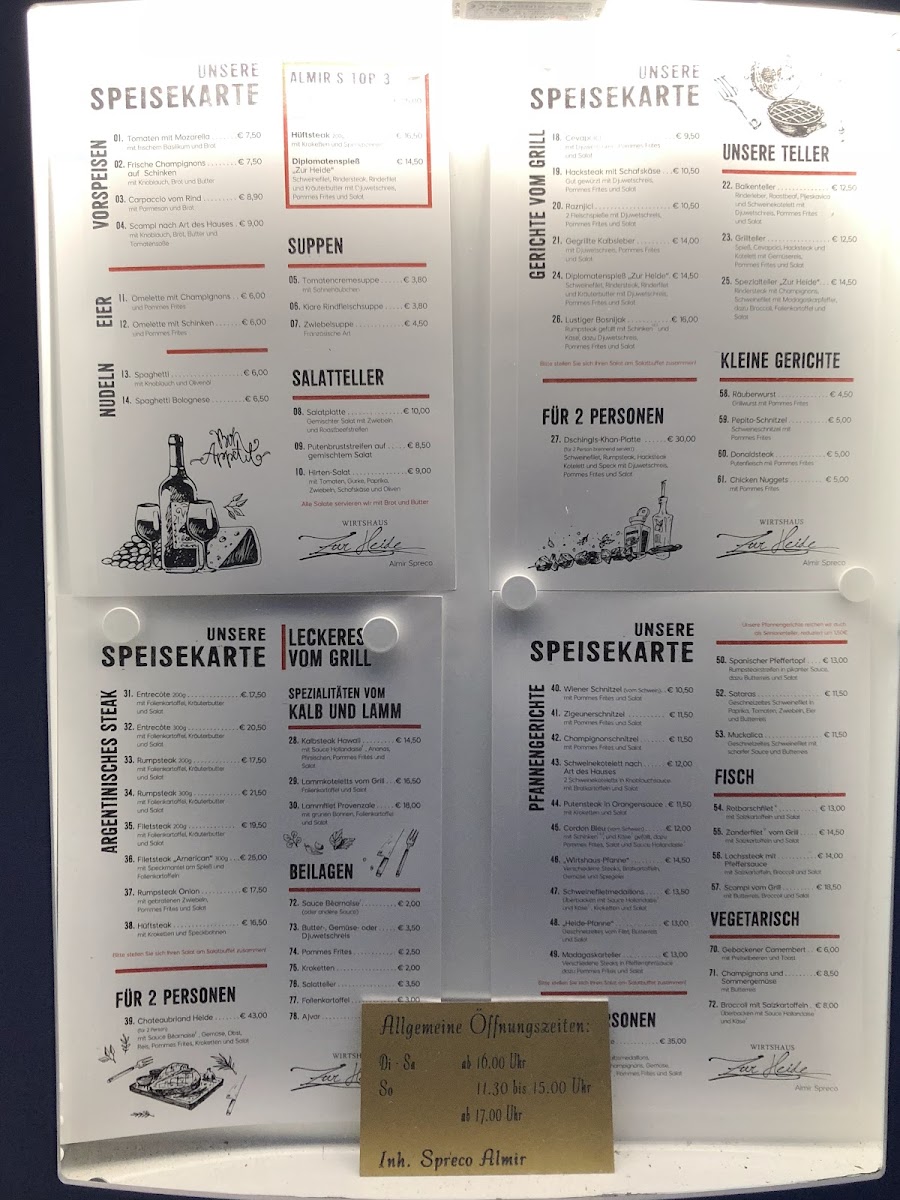 Menu Wirtshaus Zur Heide-9