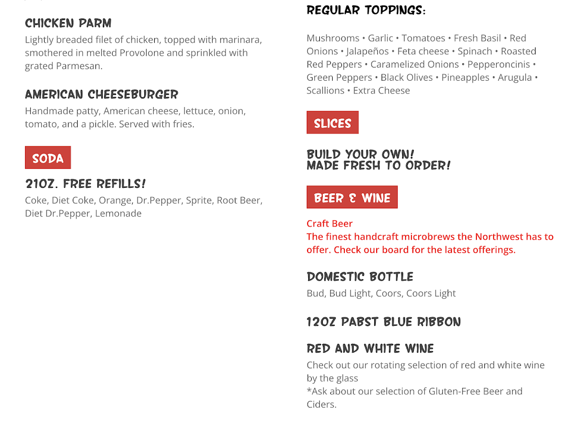 Menu Wiseguy Pizza Pie-1