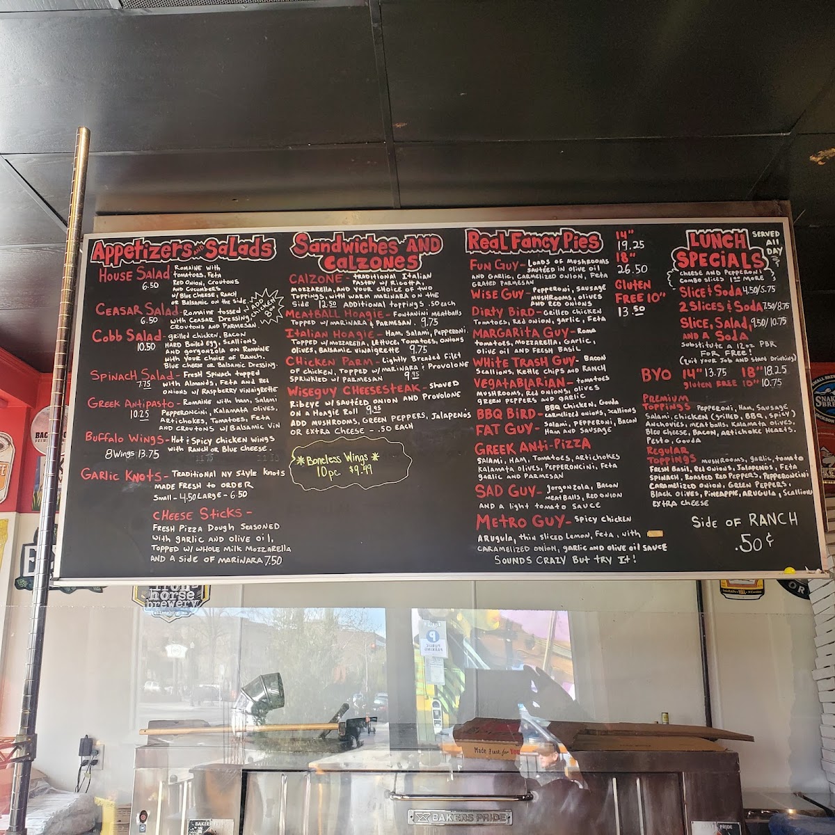 Menu Wiseguy Pizza Pie-5