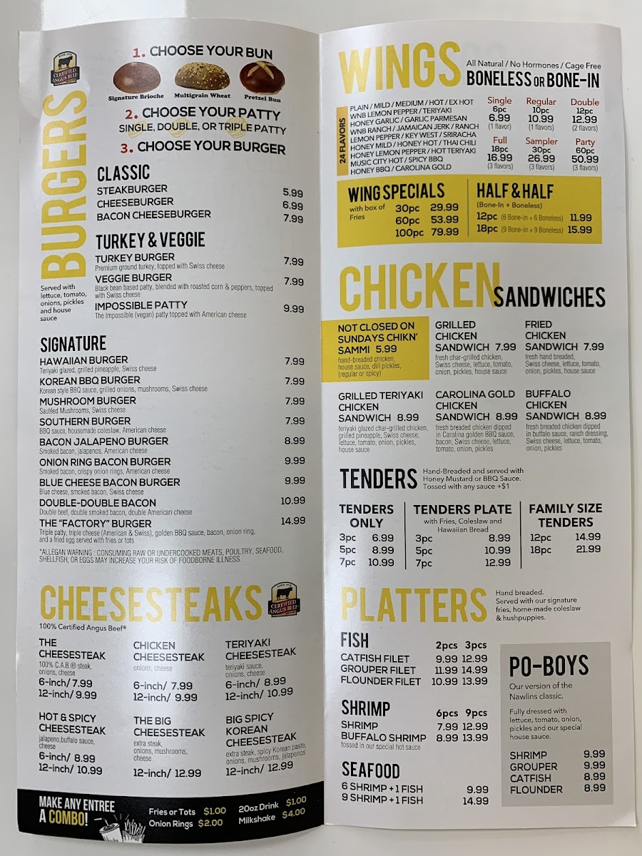 Wnb Factory - Wings & Burger Menu-4