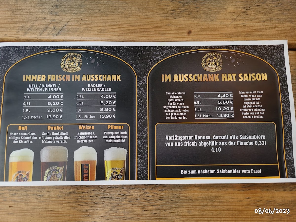 Menu Woinemer Hausbrauerei-8