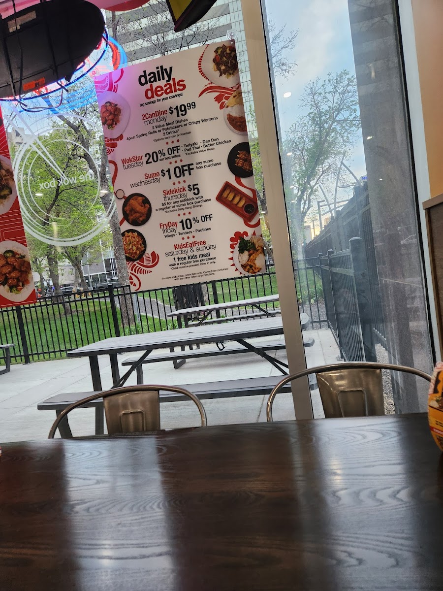 Menu Wok Box - Jasper Ave & 101 Street-1