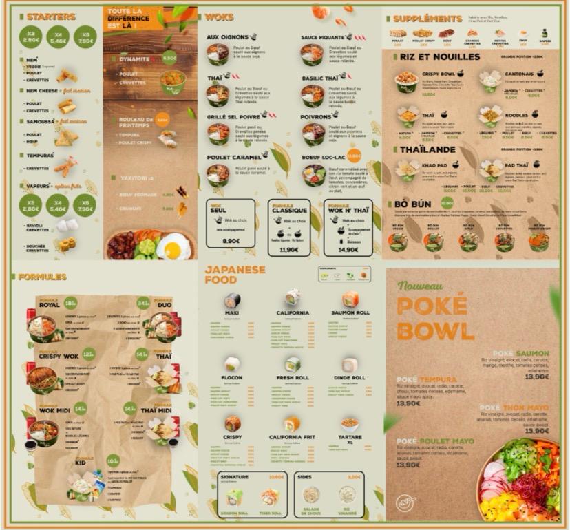 Menu Wok N’ Thaï - Clichy-1