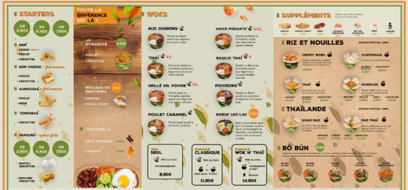 Menu Wok N’ Thaï - Clichy-3