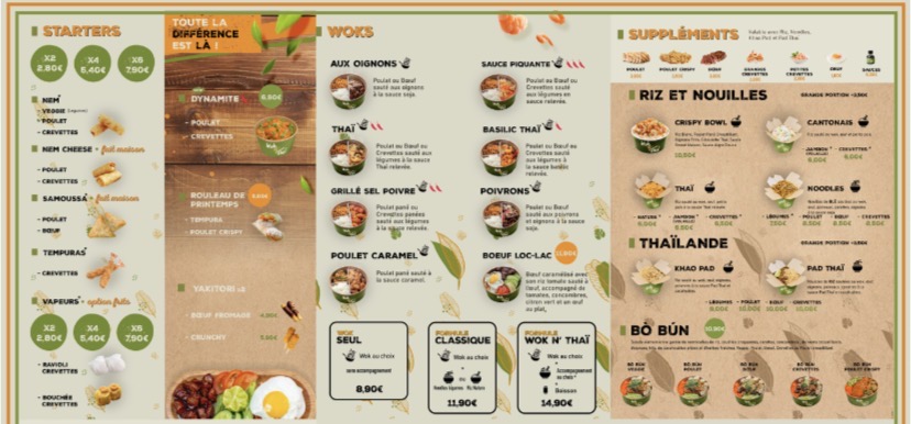 Menu Wok N’ Thaï - Clichy-4