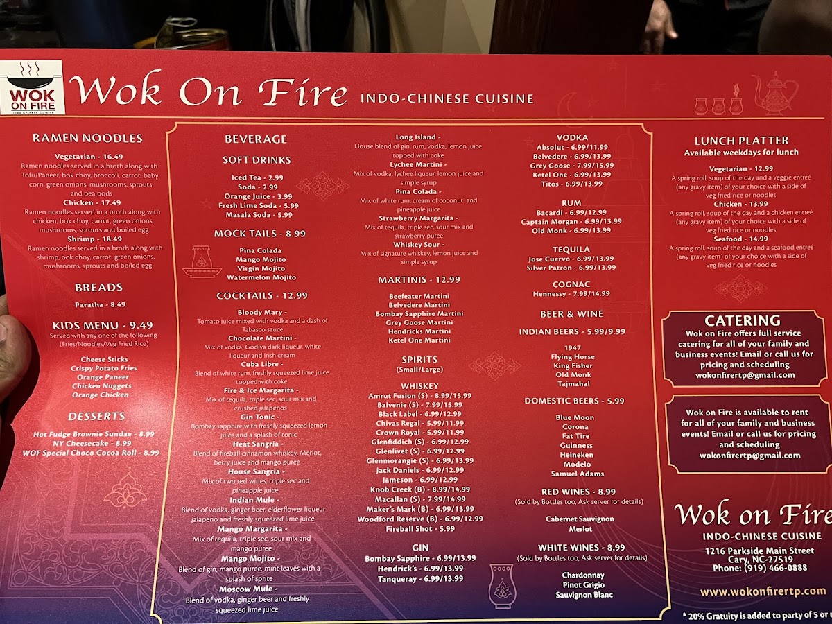 Menu Wok On Fire-2