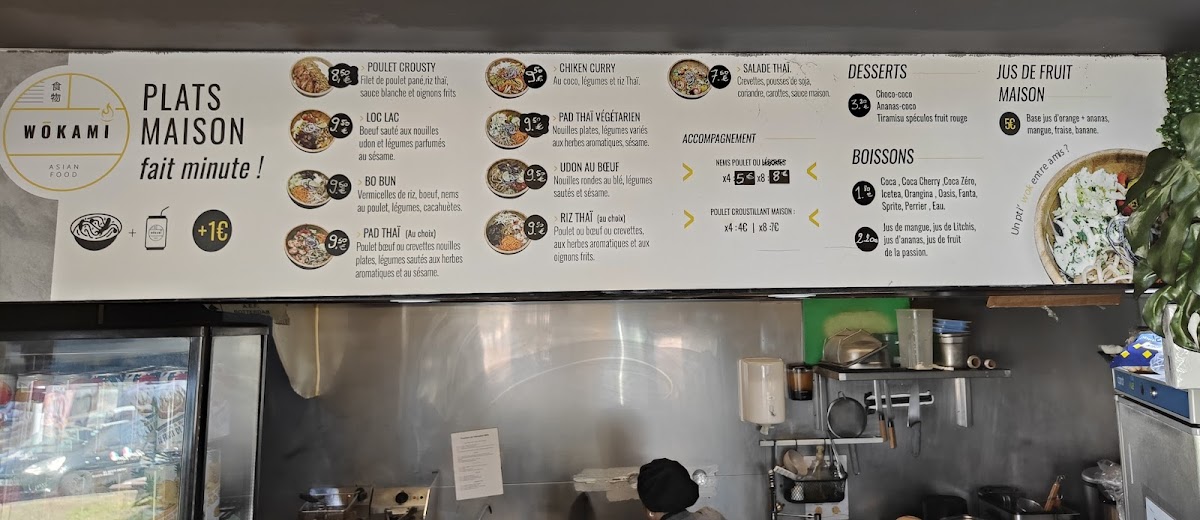 Menu Wokami Cenon-3