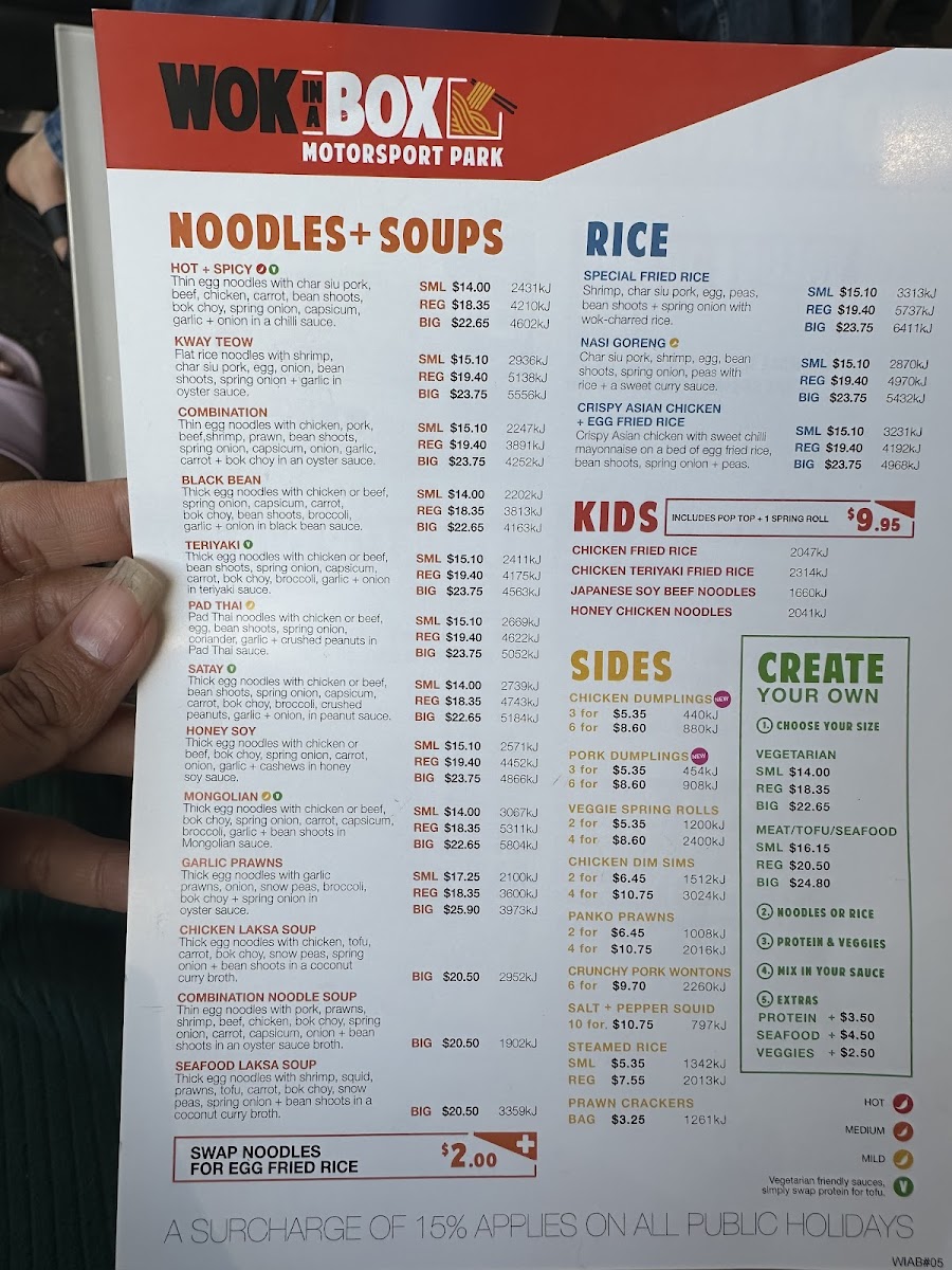 Menu Wokinabox Motorsport Park-2