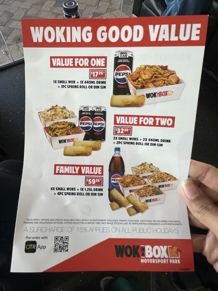 Menu Wokinabox Motorsport Park-6