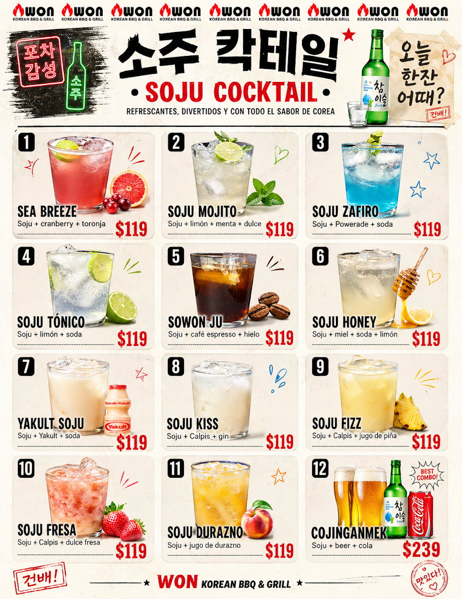 Menu Won Korean Bbq & Grill-1