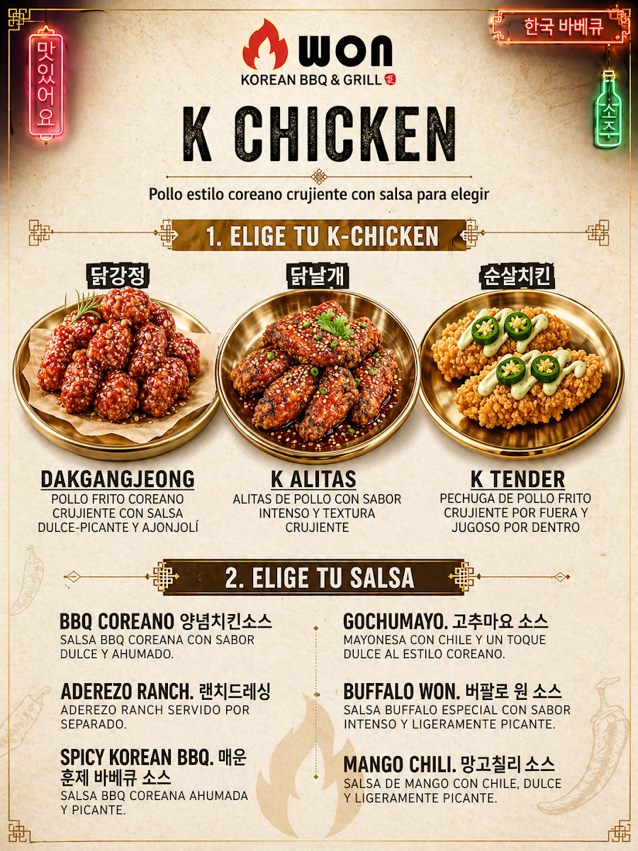 Menu Won Korean Bbq & Grill-8
