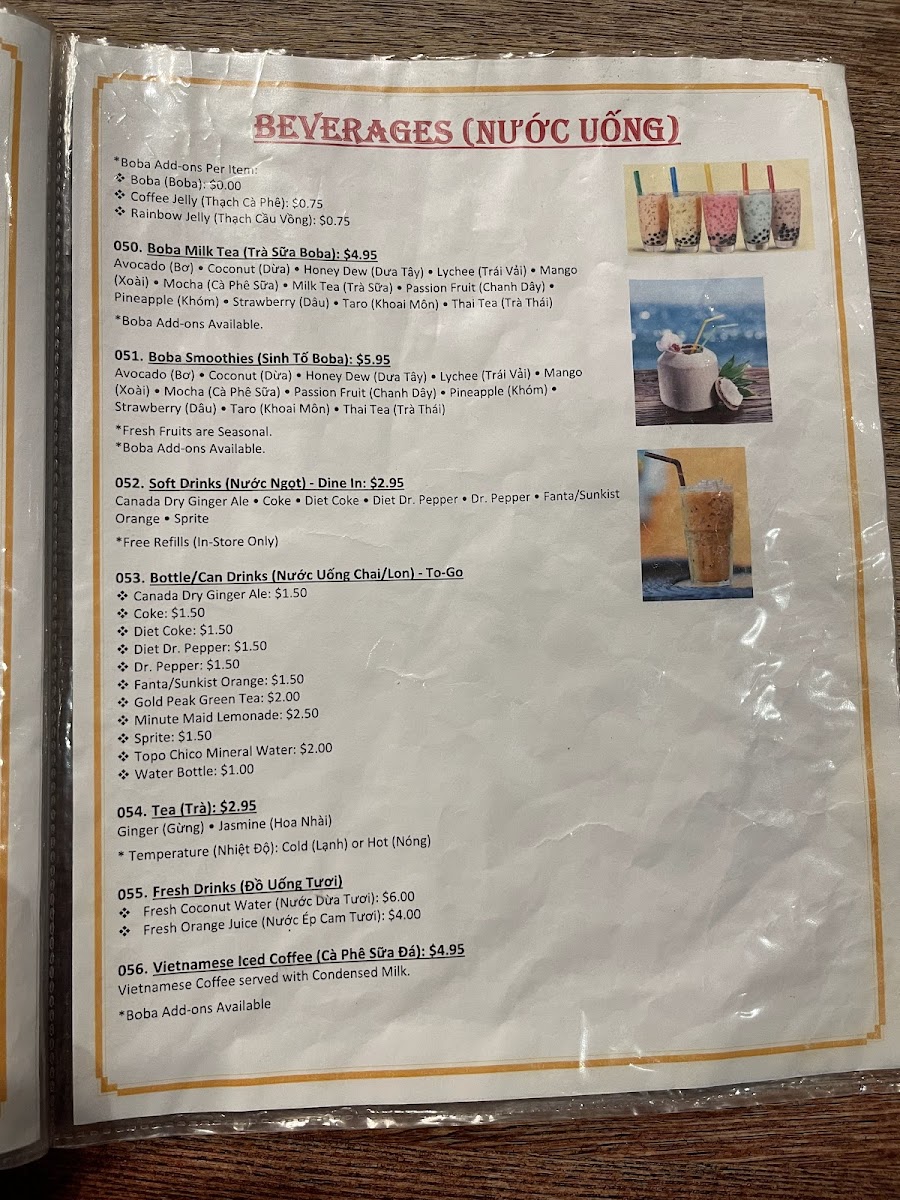 Menu Wonderpho Noodles & Spring Roll Bar-8