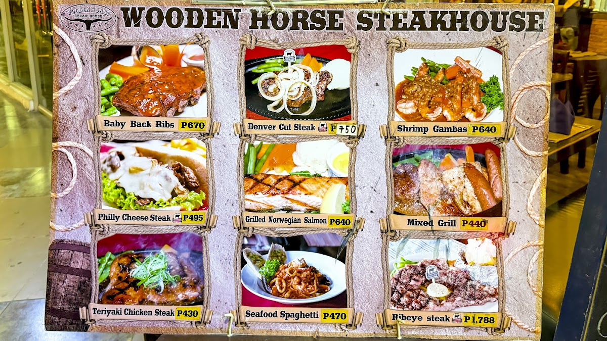 Menu Wooden Horse Steakhouse - Molito Lifestyle Center-2