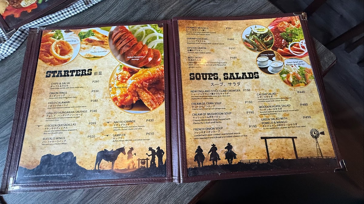Menu Wooden Horse Steakhouse - Molito Lifestyle Center-6