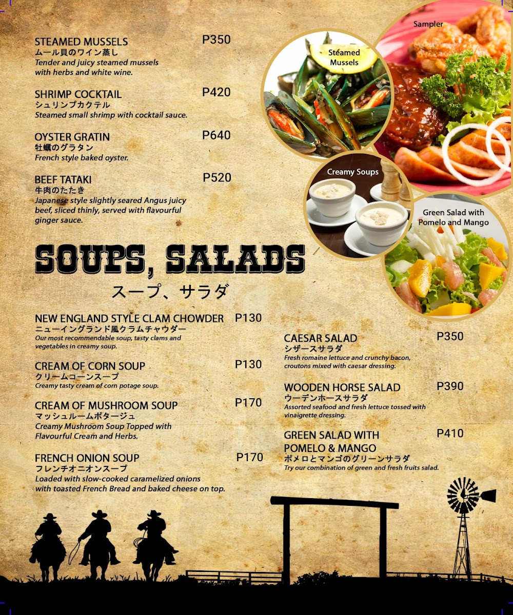 Menu Wooden Horse Steakhouse - Molito Lifestyle Center-9