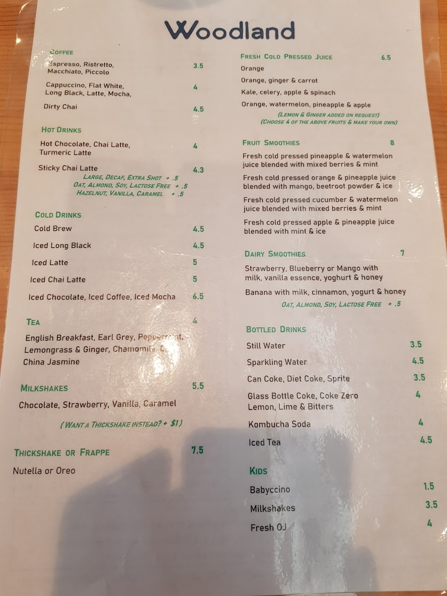 Menu Woodland Cafe-10