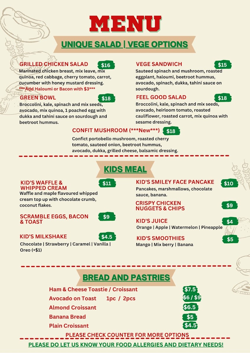 Menu Woodland Cafe-4