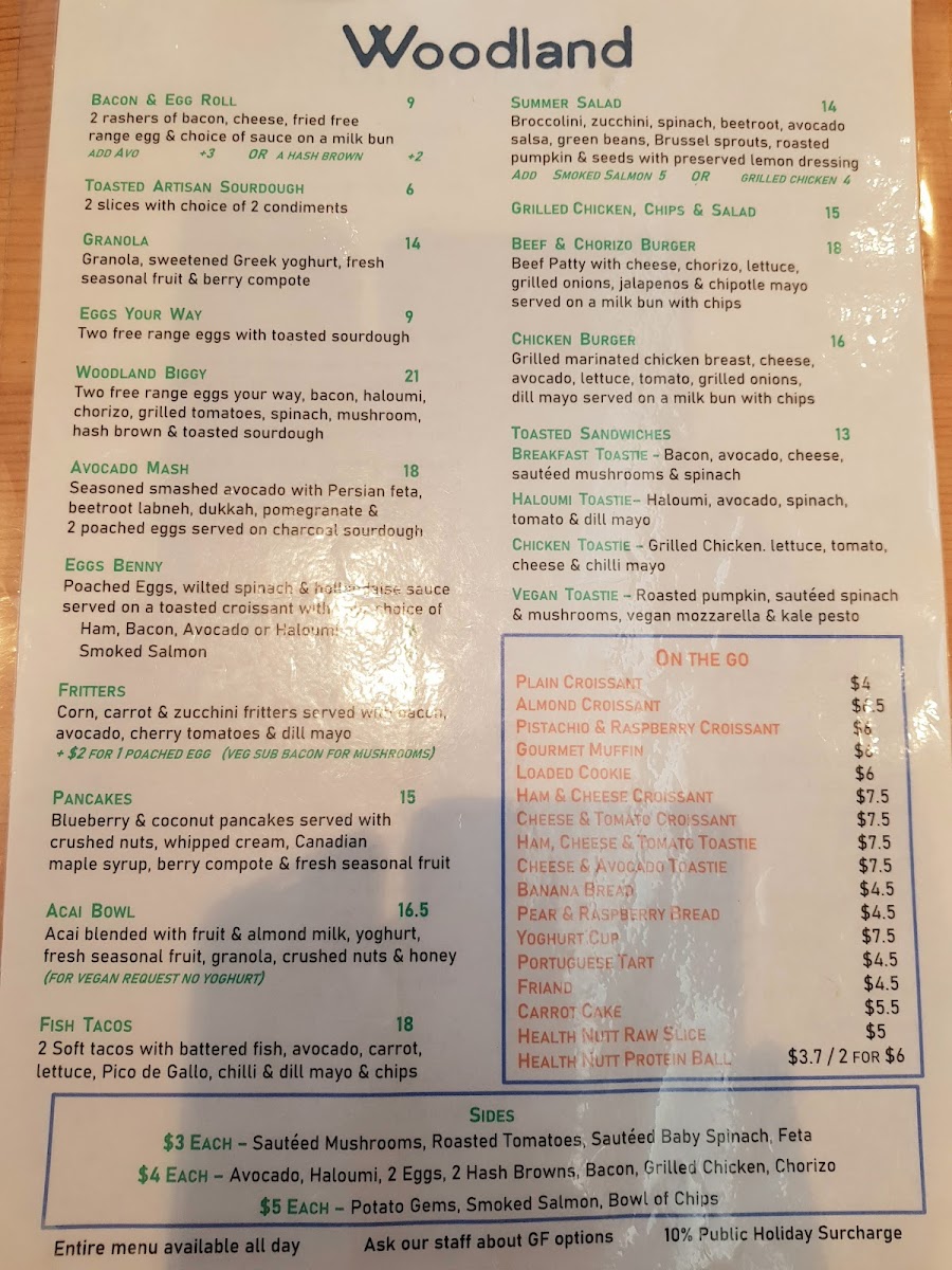 Menu Woodland Cafe-6