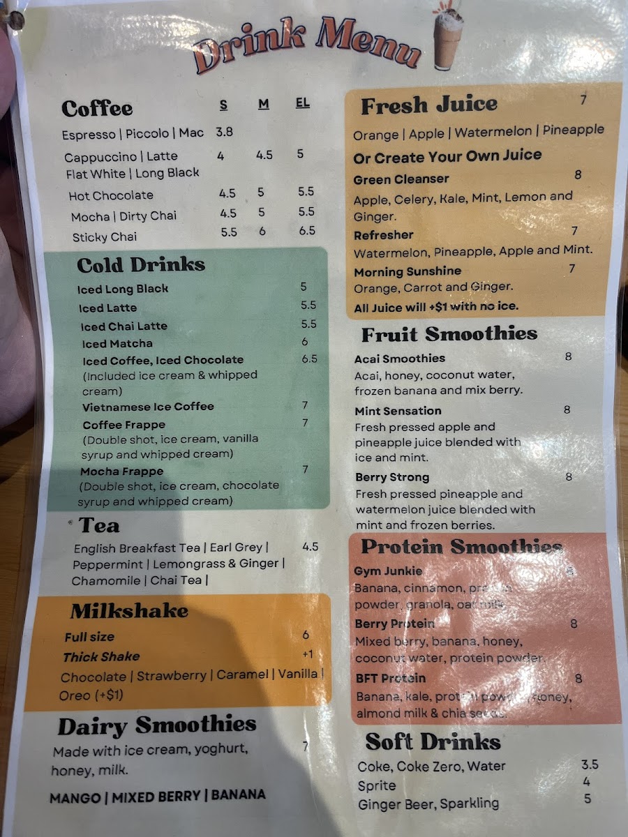 Menu Woodland Cafe-8