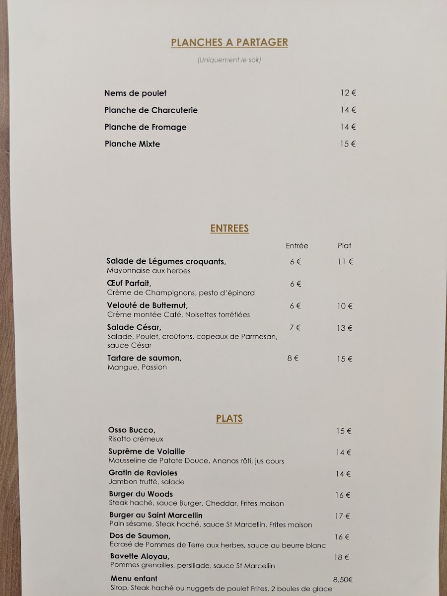 Menu Woods Restaurant-4