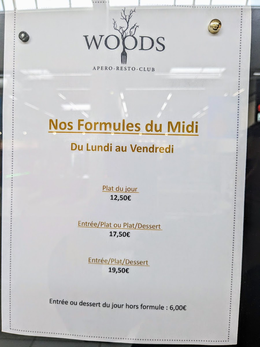 Menu Woods Restaurant-7