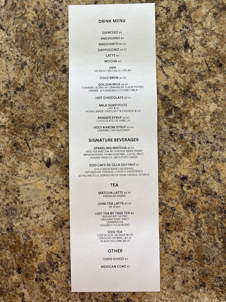 Menu Woodstock Cafe-5