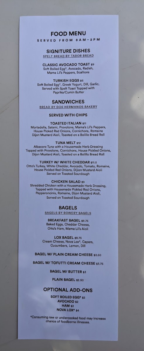 Menu Woodstock Cafe-7
