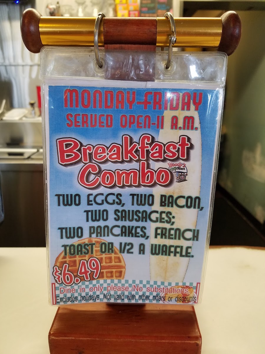 Menu Woody's Diner-7