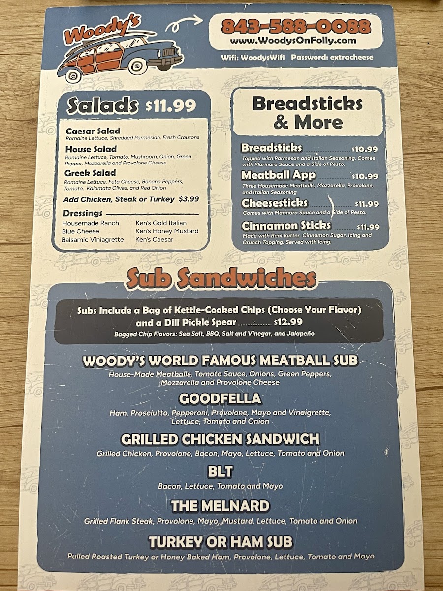 Menu Woody's Pizza-2