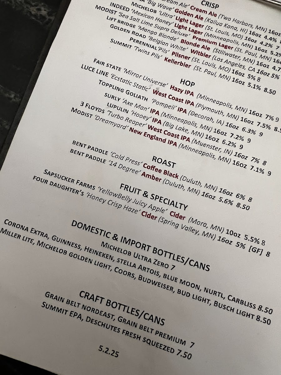 Menu Woolley's Kitchen & Bar-10