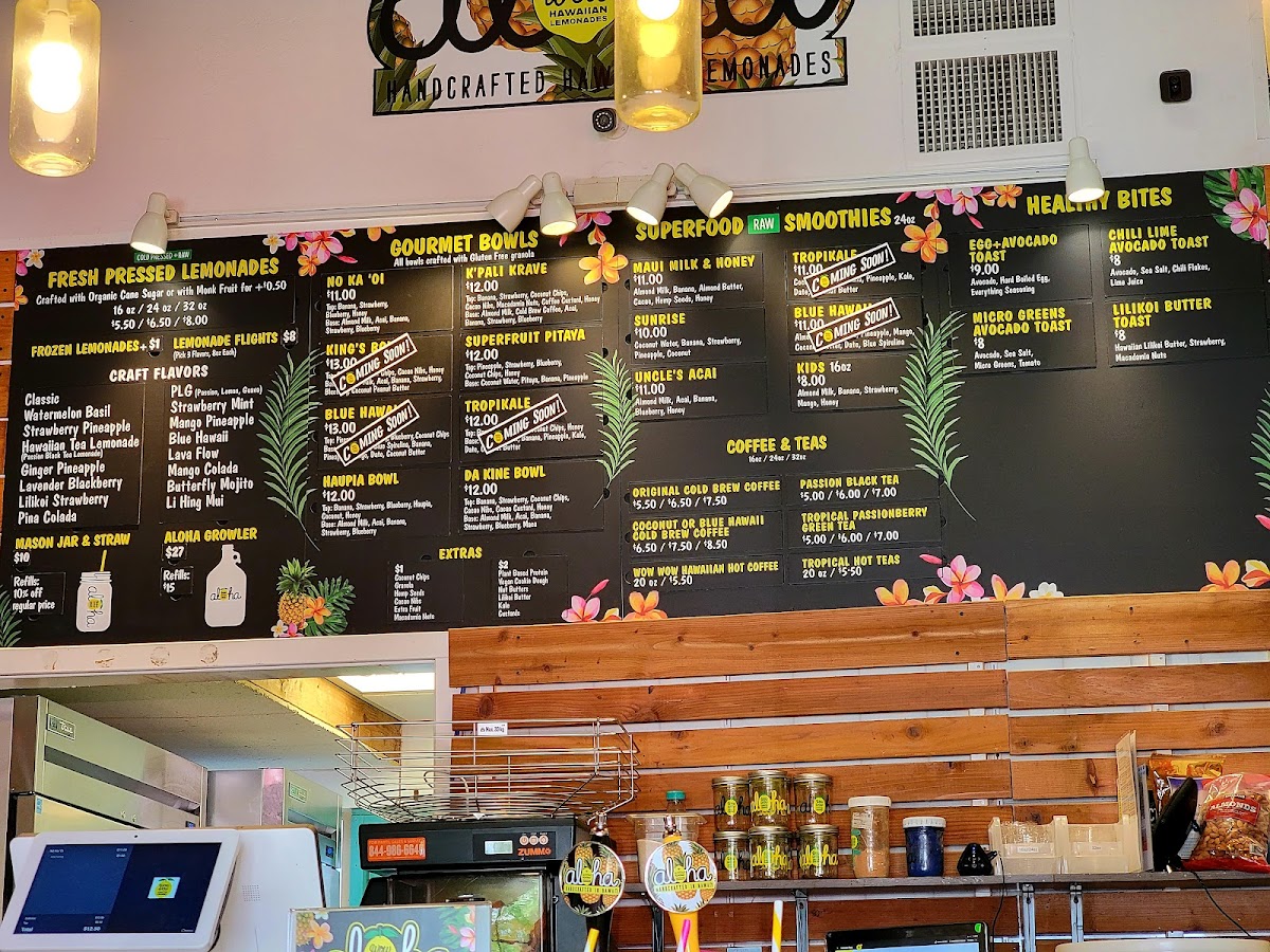 Menu Wow Wow Lemonade Maui-4