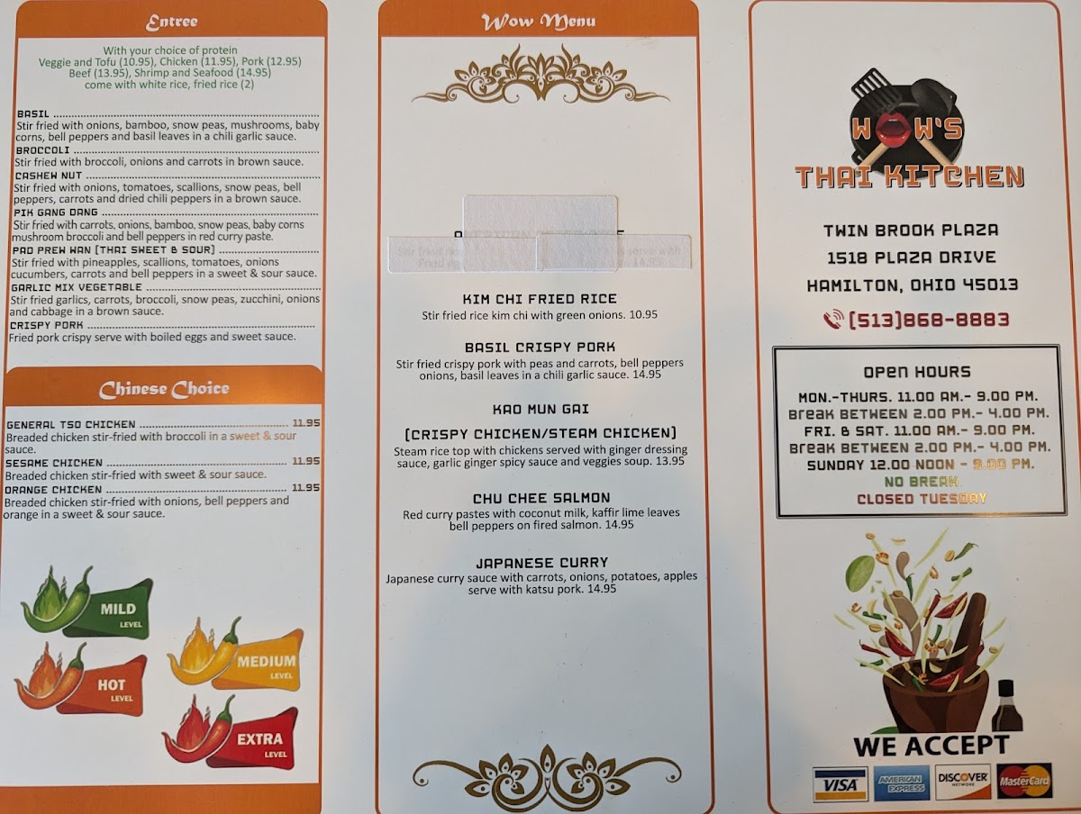 Menu Wow's Thai Kitchen-1