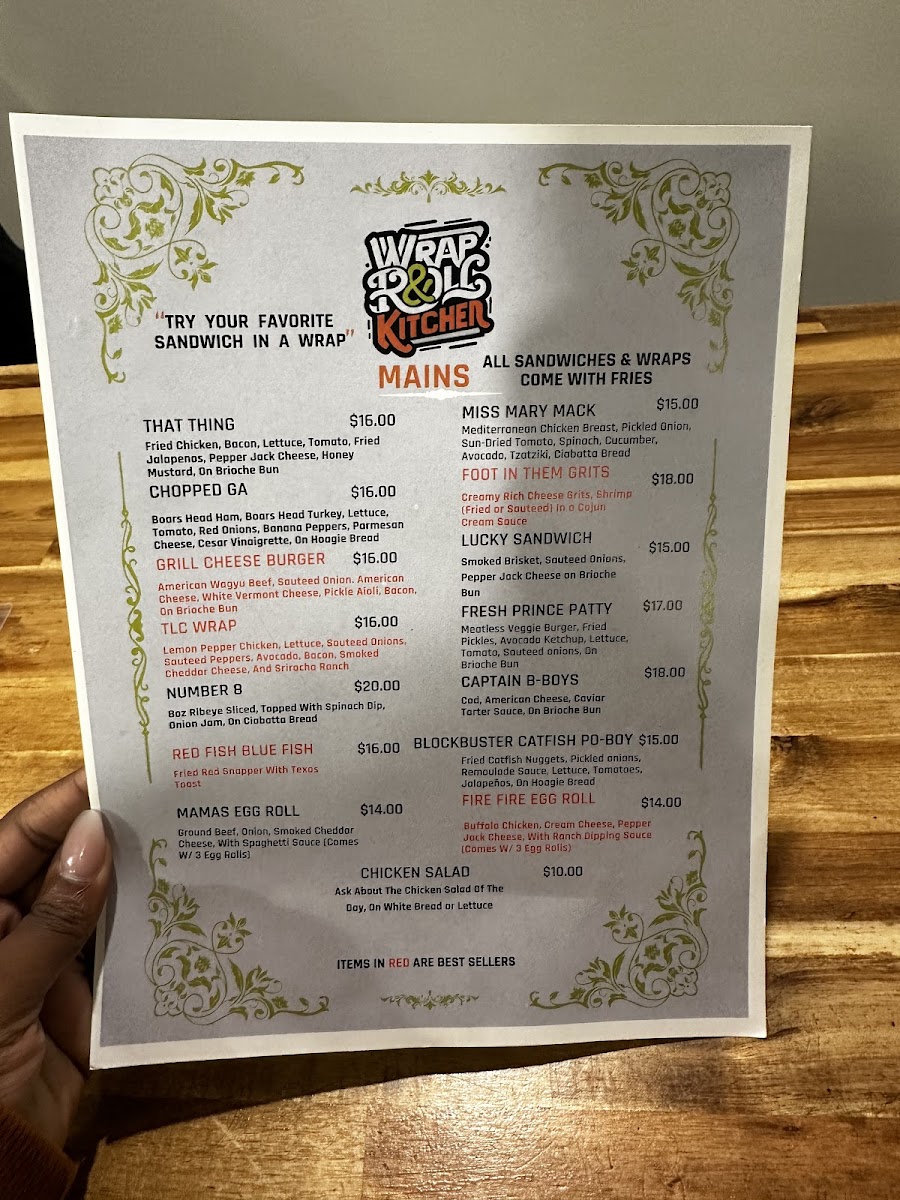 Menu Wrap And Roll Kitchen-10