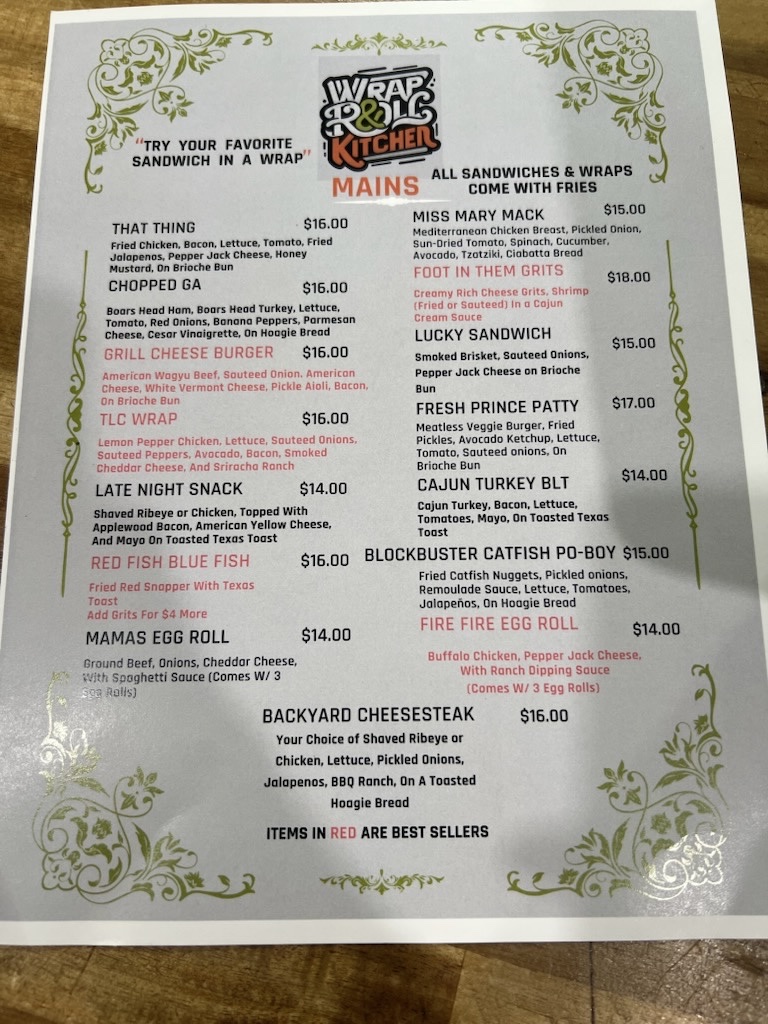 Menu Wrap And Roll Kitchen-2